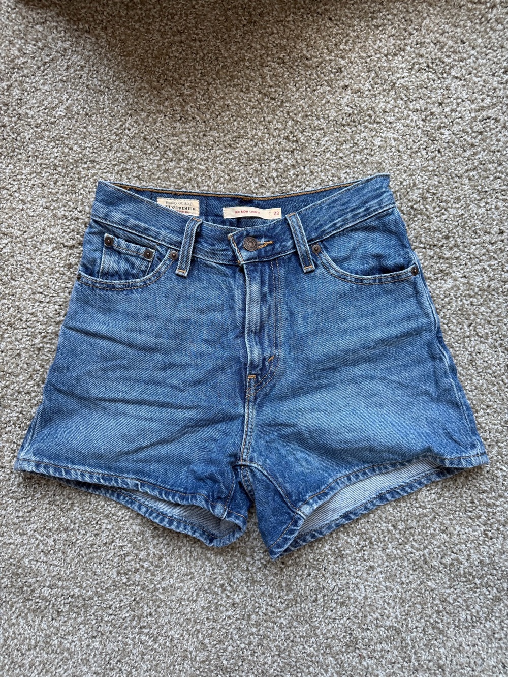 Levi's Medium Blue Denim Shorts